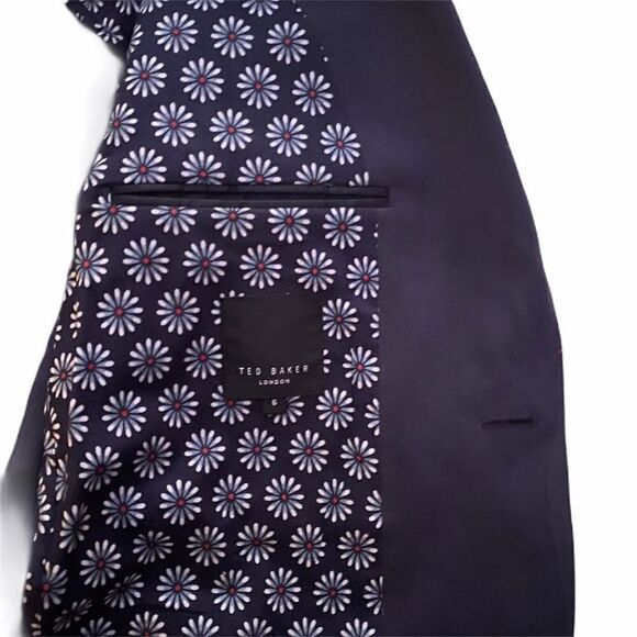 🪩 Ted Baker London Men’s Blazer Jacket – Size 6 (US 40R) | Flex, Loud‎ Energy - Picture 5 of 7